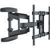 DIGIQUEST Supporto Regolabile a Pantografo per FLAT TV da 40'' a 80 '', Distanza dal Muro 58 mm - VESA da 100x100 a Max 400x400 - Max 45Kg