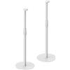 ARLI 2 x supporto per altoparlante compatibile con Sonos Era 100 e 300 regolabile in altezza, bianco, con gestione dei cavi, stabile e moderno, altezza di ascolto, bianco, coppia