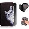 COCFOOKIW Custodia per 6 Pollici Kindle Paperwhite 5a/6a/7a Generazione (Versione 2012/2013/2015), Pelle morbida TPU Cover Protettiva Alla Moda con Cinturino da Polso e Automatica Veglia/Dormire