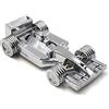 Onwomania F1 auto da corsa auto da corsa auto da corsa metallo argento divertente chiavetta USB 16 GB USB 2.0 supporto dati memory stick
