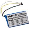 vhbw batteria compatibile con Garmin Approach G8 navigatore GPS (1200mAh, 3,7V, Li-Poly)