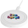 D&Vlab Kit 25 50 Caricatore Base Pad Ricarica Wireless 15 watt Personalizzato con Logo Testo Caricabatterie per smartphone Universale - Gadget Personalizzato Aziendale Pubblicitario (50)
