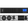 NJOY Balder 3000 Tower Rack 2U Gruppo di Continuità 3000VA 3000 Watt, Doppia Conversione OnLine Onda Sinusoidale Pura, Display LCD, 9 Uscite IEC, USB, RS232, EPO, Slot SNMP, 6 Batterie 12V-9Ah