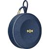 Marley House of Marley NO BOUNDS Altoparlante Wireless Bluetooth, Tempo di Riproduzione Fino a 10 Ore, Resistente alla Polvere a Impermeabile, Blu