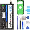 GLK-Technologies Batteria di ricambio ad alta potenza compatibile con Samsung Galaxy S10 Plus S10+ G975 EB-BG975ABU | batteria originale GLK-Technologies | batteria da 4300 mAh | kit di attrezzi incluso