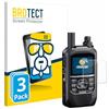 brotect Pellicola Protettiva Vetro per Icom ID-50E Protezione Schermo (3 Pezzi) [Durezza Estrema 9H, Chiaro]