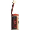 ISNATCH CR123A-MLX, EVE, Batteria Litio 3V 1500mAh Non Ricaricabile con connettore Molex per sistemi di sicurezza Visonic compatibile con CR123A Panasonic