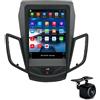 BIEKANNM 9,7 Pollici Tesla Style Touch Screen Android 12 Lettore Auto Per Ford Fiesta 2009-2017 Autoradio Navigazione GPS Stereo Supporto Mainframe Ultrasottile SWC WIFI Bluetooth USB FM Con Videocamera HD