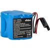 vhbw batteria sostituisce A06B-6114-K504, A98L-0031-0025, BR-2/3AGCT4A, CL 25A per controlli industriali (3000mAh, 6V, Li-MnO2)
