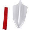 KONTONTY Antenna per Auto in Plastica Argento senza Necessità di Forare, Design Moderno per Tetto Auto Decorativo e Funzionale