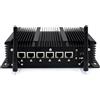 WEIDIAN Firewall PC Micro Appliance 2.5G, Fanless Computer 6 x 2.5GbE I225-V Port, Industrial PC Core i3-8140U, HD, USB3.0, WiFi, SIM Slot, Compatible With OPNsense etc (8GB RAM 128GB SSD)