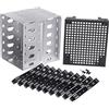 ZEELYDE 5.25 pollici a 5 x 3.5 pollici SATA HDD Cage Rack Hard Drive Enclosure Disk Tray Adapter