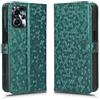 RonRun per Motorola Moto G13 4G/G23 4G Cover a libro Flip Wallet Custodia in Pelle con Slot per Schede Custodia in Pelle Magnetica Cover per Motorola Moto G13 4G/G23 4G - Verde