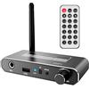 reamhome HIFI Bluetooth 5.2 Ricevitore Audio Coassiale/Mic/USB U-Disk Input 3.5MM/L R RCA Uscita Adattatore Wireless per KTV Altoparlante Auto