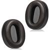 Joghaw Cuscinetti auricolari di ricambio per cuffie, compatibili con Sony MDR-1A/MDR-1ADAC, cuscinetti in pelle proteica di alta qualità con morbida memory foam per il massimo comfort, marrone