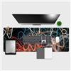 Giallobus - Tappetino scrivania - Materia - Vinile - 120x40cm - 59 - Threads of light - Tappetino mouse, sottomano tavolo pad, copri scrivania antiscivolo