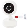 Akozon Ring Telecamera per interni, Telecamera di sicurezza wireless Rilevazione del movimento Visualizzazione remota HD compatto con conversazione bidirezionale Visione notturna Chiamate vocali Wi