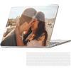 Loyobo Custodia rigida in plastica personalizzata compatibile con MacBook Air 13,5 pollici 2022 versione A2681, custodia per MacBook Air 13 pollici 2022 M2 MacBook Air custodia personalizzata (layout grigio