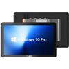 SunKol PC industriale senza ventola da 21,5,PC touch integrato 16:9 a 10 punti,computer all-in-one Win 10 IP65,accensione automatica,per fabbriche,automazione,aziende (I5-7200U,16GB RAM,1TB SSD)