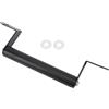ZenithAur Staffa Navigatore Moto Nera Ricambio per Triumph Tiger 900 GT PRO 2020 con Kit Porta Smartphone Navigatore Satellitare