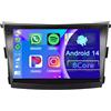 Faozhuo Android 14 Autoradio per SsangYong Tivoli 2015-2019 con Carplay Android Auto, 9 pollici HD TouchScreen Schermo Navigatore con Bluetooth WiFi GPS RDS FM Schermo diviso(4+64GB 8Core)