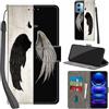 Haninsuze Cover per Xiaomi Redmi Note 12 5G/Poco X5 5G Custodia Cover Pelle Libro Portafoglio con Porta Carte Magnetica Protezione Antiurto Cuoio Flip Case Custodia Cover per Redmi Note 12 5G, ala