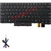 Table-King Tastiera di ricambio con retroilluminato per Lenovo Thinkpad T470 T480 A475 A485 (US)