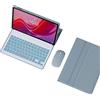HLTOOP Custodia con Tastiera per Lenovo Tab M11 2024 11 Pollici TB330, Tastiera Wireless Retroilluminata Rimovibile Con Copertura Protettiva Magnetica, Mouse Ricaricabile,Blu