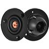 ASHATA 2 Pezzi Tweeter Stereo HiFi, 2 Pollici 4 Ohm 30 W Tweeter Altoparlante per Basso, Altoparlanti per Bassi ad Alto Tono Tweeter a Cupola per Auto Hi-Fi per Subwoofer/Woofer