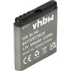 vhbw batteria compatibile con Nokia 6700 Classic smartphone cellulare (950mAh, 3,7V, Li-Ion) - Sostituisce BL-6Q