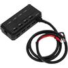 VBESTLIFE Fusibile Moto Box 20A 4 Circuiti, Blocco Fusibile a Basso Profilo con Indicatore e relè a LED, Wetherproof per ATV UTV Auto Boat Truck Electrical System