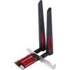 GOWENIC Scheda WiFi PCIE Pro 7260AC, Rete Wireless BT4.0 Dual Band 2.4G 5G da 1200 Mbps con Guadagno 2 10dBi per 7 8 10 11