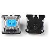 YMDK Gateron MX Switch 3 pin e 5 pin custodia trasparente nero rosso verde marrone blu interruttori trasparenti per tastiera meccanica Cherry MX compatibile
