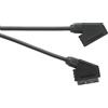 Electrovision - Cavo scart maschio/scart femmina Multi conduttore schermato Nero 5 m
