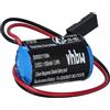 vhbw batteria sostituisce Siemens 6FC5247-0AA18-0AA0, 6ES7-9711AA00-0AA0, 840D, 6FC52470AA180AA0 per controlli industriali (900mAh, 3V, Li-MnO2)