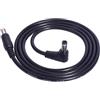 Cnrfeoap Cavo di alimentazione da 85 W DC5521 a DC5525 90 gradi 5,5 x 2,1 mm maschio a dritto 5,5 x 2,5 mm connettori linea per vari dispositivi elettronici