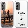 Yoedge Cover Personalizzata Custodia per Samsung Galaxy S22 5G 6,1 Personalizzato con Foto Testi Disegni Personalizza Custodia Immagine, Antiurto Trasparente Personalizzabili Case per Samsung S22 5G