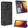 BaiFu Cover per Blackview BV6300 PRO, Custodia Portafoglio Pelle Sintetica con TPU, Supporto Stand, Slot per Schede e Protezione Integrale Adatto per Blackview BV6300 PRO Cellulare, Nero