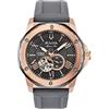 Bulova Marine Star, orologio automatico da uomo, grigio e rosa, 98A228