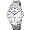 Festina Orologio Uomo Analogico in Acciaio Inossidabile 316L Argentato - Movimento al Quarzo - Calendario - Vetro Minerale ad Alta Resistenza - Impermeabile 5 ATM F20425/1