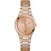 GUESS Orologio da donna da 32 mm, cinturino color oro, quadrante champagne, cassa color oro, Tonalità oro rosa/oro rosa/oro rosa, Classico