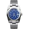 Generic 36MM NH35A Orologio Da Polso Meccanico Solido In Acciaio Inox Orologi Automatici per Gli Uomini NO Logo Refit DIY Auto Winding Orologio Da Uomo, Blu
