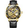 Ourui Orologi Da Polso,Orologio Da Uomo Multifunzionale Completamente Automatico Con Orologio Meccanico Completamente Trasparente, O