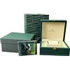 ROUHO Scatola Espositiva Orologio Verde con Sacchetto Regalo Abbinato E Scatola Esterna Set per Rolex GMT-Master II