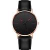 WIRMEC Orologi da uomo 2024 orologi di lusso orologio al quarzo quadrante in acciaio inossidabile orologio casual da uomo, E, Cinturino