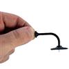 Handmade Lampione da parete per presepi e diorami con microlampada 12v - DL104 (5x2,3 cm, Bianco freddo)