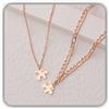 Handmade Regali personalizzati per coppie - Collana Tiny Puzzle Piece - Set di collane per coppie - Collane abbinate per coppie