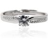 Meissa Anelli di coppia in argento Anello regolabile con diamante Dainty Anello semplice da uomo e da donna Twist Couple Band Anello promessa abbinato