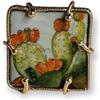 Chapeau Atelier Anello Artigianale con Mattonella in Ceramica di Caltagirone