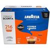 Generico 216 Capsule Caffè per Lavazza A Modo Mio Originali CREMA E GUSTO FORTE - 4 Box da 54 Capsule *